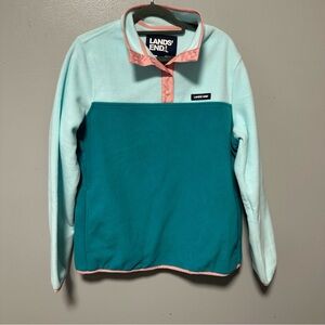 Lands End Fleece Quarter Zip